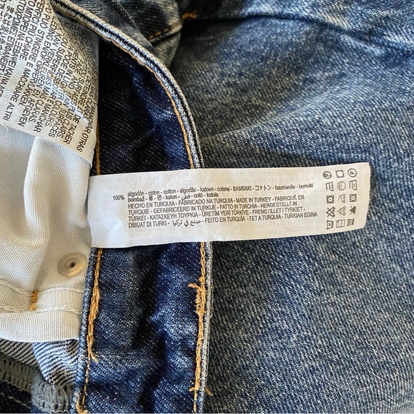 Zara Blue Wide Leg Women's Jeans - Picture 9 of 11